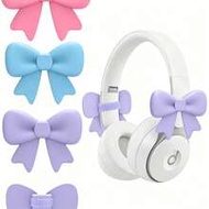 2 Sets Of Cute Bow Headphone Decoration Stickers, DIY Headphone Decorations, Girl's Personalized Acc