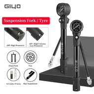 Giyo 300psi MTB Shock Fork Pump Schrader Presta Bike Motor Tyre Inflator Bicycle Suspension Fork Pum