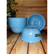 Blue GOLDEN FLYING FISH THREADED MELAMIN BOWL