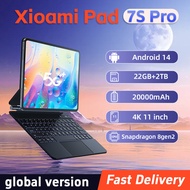 2025 Original Pad 7S Pro 11 inch HD 4K Snapdragon 888 Android 14 16GB+1TB 12000mAh 5G Dual Card WiFi