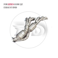 HMD Exhaust System High Flow Performance Downpipe for Lexus GS300 2JZ Engine 3.0L 1998-2003 With Hea