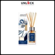 AREON Home Perfume【 VERANO AZUL 】Lux 85ml Reed Diffuser Aromatherapy Fragrance for House & Office Pe