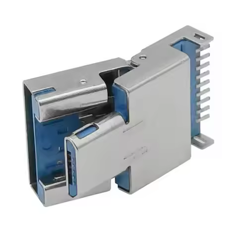 10pcs USB3.0 A Type + Micro Male Two-in-one Plug Connector 9 Pin SMT SMD USB 3.0 Jack Charging Socke