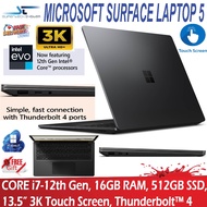 MICROSOFT SURFACE  LAPTOP 5 & 4, SLIM Model |Core i7-12Gen | i7-11Gen | 16GB RAM | 512GB SSD | 13.5"