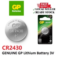 CR2430 GENUINE GP Lithium Battery 3V (GPCR2430-2CPU1)