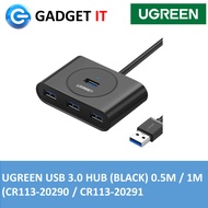 UGREEN USB 3.0 HUB (BLACK) 0.5M / 1M (CR113-20290 / CR113-20291)