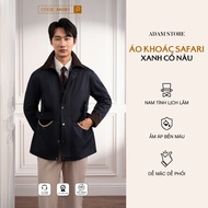 Jacket ADAM STORE SAFARI BLUE BROWN NECK AK081
