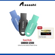 Sandisk CZ550 32GB/ 64GB / 128GB / 256GB / 512GB Ultra Curve Usb3.2 Flash Drive ( SDCZ550-32G-G46 ) 