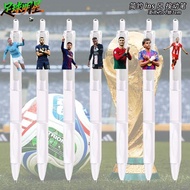 足球明星0.mm创意书写中性笔黑笔ST考试高颜值抽象专用26.7.1qqqq Football Star 0.mm Creative Writing Gel Pen Black Pen ST Exam
