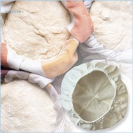 VA Set Of 5 Sourdough Bread Proofing Basket Liners Round Cloth Covers Dough Proofing Cloth For Bakin