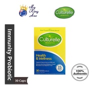 Culturelle Immunity Probiotic 30 Capsules Probiotics For Men and Women Proven to Support Digestive and Immune Health [My King AUS]