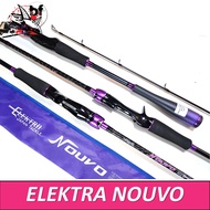 คันเบ็ด Elektra รุ่น Nouvo II อิเล็คตร้า อิเล็กตร้า นูโว 2 คันตีเหยื่อปลอม ขนาด6.6ฟุต 1และ2ท่อน เวท 4-10/6-12/8-17/10-20