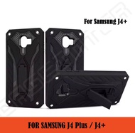 [รับประกันสินค้า] Samsung Galaxy J4 Plus  เคสซัมซุง เคส Samsung J4 lus / J4+ case เคสหุ่นยนต์ เคสไฮบริด มีขาตั้ง เคสกันกระแทก TPU CASE สินค้าใหม่