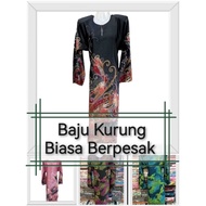 GKIJ [9]Pesak Kurung Dress with Batik Pattern Edges and others Baju Kurung