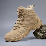 2024 Swat Boots รองเท้าเพื่อความปลอดภัยของผู้ชาย รองเท้ายุทธวิธีระบายอากาศ รองเท้าทหารกลางแจ้ง รองเท้าเดินป่าสำหรับผู้ชาย รองเท้าบู๊ตสูงสำหรับผู้ชาย รองเท้าบู๊ตสวมทนลื่น