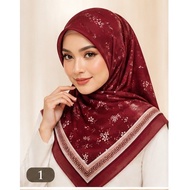 BAWAL PREMIUM COTTON PRINTED BUNGA BIDANG 45 DC1