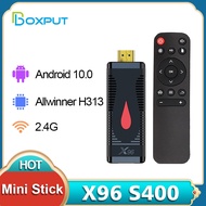 X96 S400 Smart Fire TV Stick Allwinner H313 4K Media Player Android 10 TV BOX 2.4G 5G Dual Wifi 2GB16GB TV Dongle Receiver X96S TV Receivers