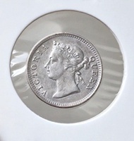 1895年香港五仙銀幣