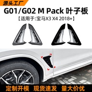 Suitable for Bmw bmw x3 x4 g01 g02 2018+Leaf Plate Car Sticker Exterior Modification Accessories