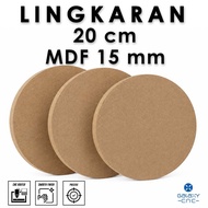 Circle 20 cm - MDF 15 mm - MDF board MDF wood board/