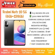 New Smartphone Original Xiaomi Redmi Note 10 5G [ 6Gb Ram + 128Gb Rom | 6.5" FHD+ Display | 5000 mAh Battery ]