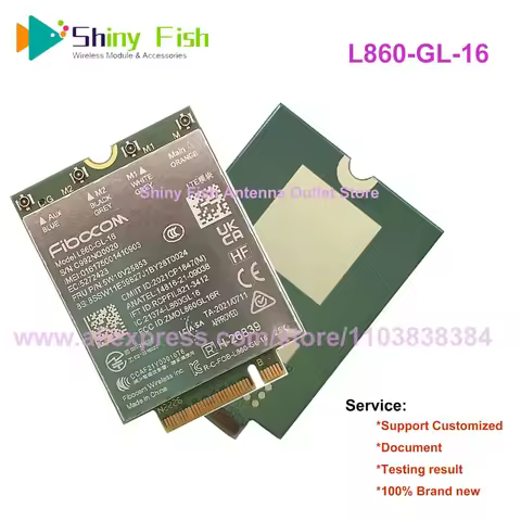 1PCS Fibocom L860-GL-16 4G LTE Cat16 FRU 5W10V25853 Module WWAN Card For Thinkpad T16 P16s Gen1 Gen2