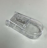 Marslako - 透明切割藥盒 藥丸切割機儲存盒 藥片分掰藥器 隨身旅行藥盒 [平行進口]