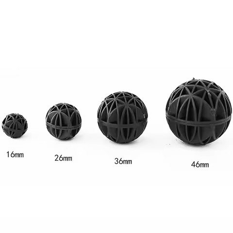 10/20/40Pcs/lot 26mm 36mm 46mm Aquarium Filter Bio Balls Portable Wet Dry Cotton For Air Pump Clean 