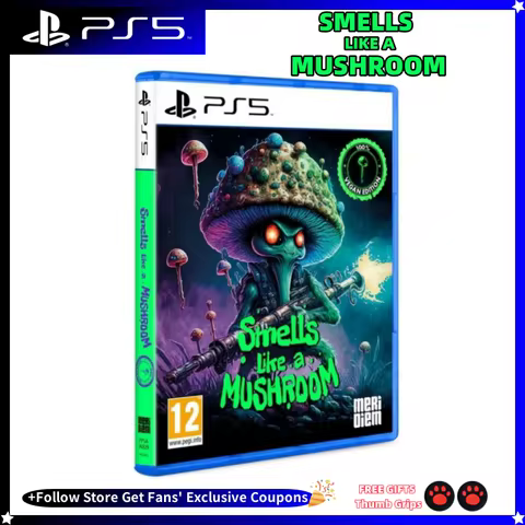 Sony Playstation 5 PS5 New Game CD Smells Like a Mushroom Physical Game Card Playstation PS5 Smells 