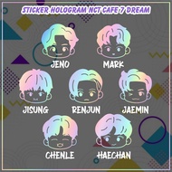 NCT CAFE 7 DREAM HOLOGRAM STICKER NCT CHIBI NCT STICKER/