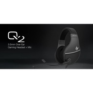 TECWARE Q2 GAMING HEADSET + MIC (OVER EAR)