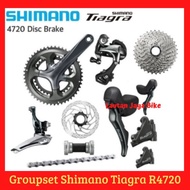 [✅Garansi] Groupset Shimano Tiagra R4720 Disc Brake Groupset