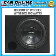 Bosoko Titanium Spec SET~4-Channel AMPLIFIER 1700 Watts, BOSOKO 12" woofer with box 500 watts ,Power