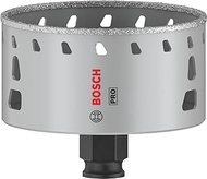 Bosch 1 x PRO Tile Power Change Plus Hole Saw (for Hard Tiles, Soft Tiles, Diameter 83 mm, Professio