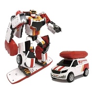Mini V Robot Transformation Toy Becomes Van Amphibious Car