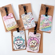 Jiyi Kawai Self-Laughing Bear Xiaobau Saki Luggage Tag Consignment Boarding Pass Meal Card Bus Card 