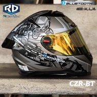 หมวกกันน็อคเต็มใบRD รุ่น CZR BT รองรับการติดบลูทูธ ถอดซักได้ ฟรีถุงผ้า แถมชิวฟรีอีก1 แผ่น หมวกกันน็