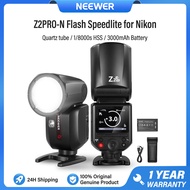 NEEWER Z2PRO 2.4G TTL Round Head Flash Speedlite for Canon Sony Nikon Fujifilm Camera แฟลชกล้องสปีดไ