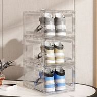 😆（全新）😆（現貨）（免費順豐）潮牌組裝加厚磁吸鞋盒透明正開籃球運動鞋收納盒收納神器鞋牆，任何鞋型合適收藏，磁吸開盒，NIKE,NB,PUMA等所有鞋型全部合適，收納，透明可視，可拆清洗，防塵防蟲，鞋