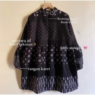 Batik Nayawa || Blouse Batik Modern || Batik Warna Hitam || Blouse