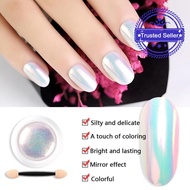 Nail Mirror Glitter Powder Metallic Color Nail Art Dust Decorations Pigment Flakes Chrome H7v9