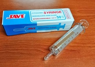 Enerma Syringe  ยี่ห้อ SAVE ไซริงค์แก้วหัวแบบให้อาหารขนาด 50ml 200c.