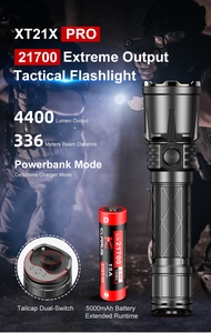 Klarus XT21X Pro 4400 Lumens Tactical Flashlight