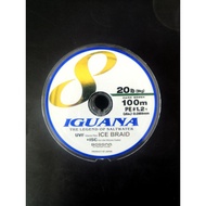 ✨Ready Stock✨Bossna Iguana x8 Ice Braided Fishing Line