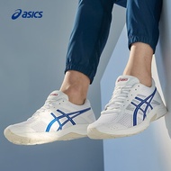 ASICS亚瑟士缓震入门跑鞋男减震运动鞋透气舒适 GEL-CONTEND 4 白色/蓝色 41.5