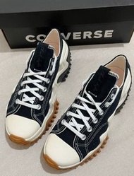 Converse Run Star Motion 厚底帆布鞋 黑白