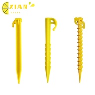 XIANS 5/10pcs Camping Tents Tent Pegs Accessories Outdoor Plastic Tool Tent Accessories