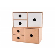 mifo 銘峰木器工藝~木質3抽置物盒(1入)款式可選(白色/原木色)