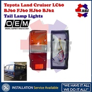 Toyota Land Cruiser LC60 BJ60 FJ60 HJ60 BJ62 Rear Tail Lamp Lights 1983 - 1990 Lampu Belakang
