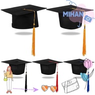 MH Graduation Hat, 2024 Happy Graduation Degree Ceremony Mortarboard Cap, Graduation Season Congrats Grad University University Academic Hat